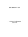 Prolonging True Lives (eBook): Food Safety; Diabetes Prevention